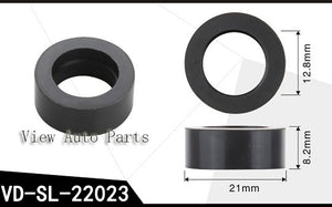 Fuel Injector Rubber Seal for Honda Car Fuel Injector Repair Kit, Size: 21x12.8x8.2mm SL-22023
