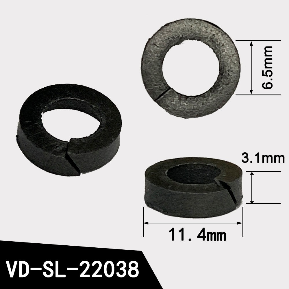 Fuel Injector Rubber Seal for Fuel Injector Repair Kit, Size: 11.4x6.5x3.1mm SL-22038