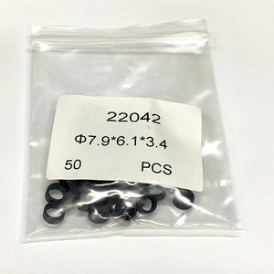 Fuel Injector Rubber Seal for Fuel Injector Repair Kit, Size: 7.9x6.1x3.4mm SL-22042