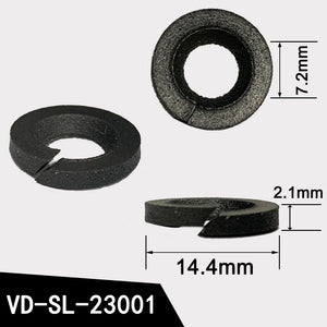 Fuel Injector Rubber Seal for Fuel Injector Repair Kit, Size: 14.4x7.2x2.1mm SL-23001