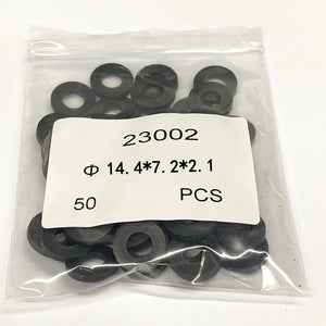 Fuel Injector Rubber Seal for Fuel Injector Repair Kit, Size: 14.4x7.2x2.1mm SL-23002