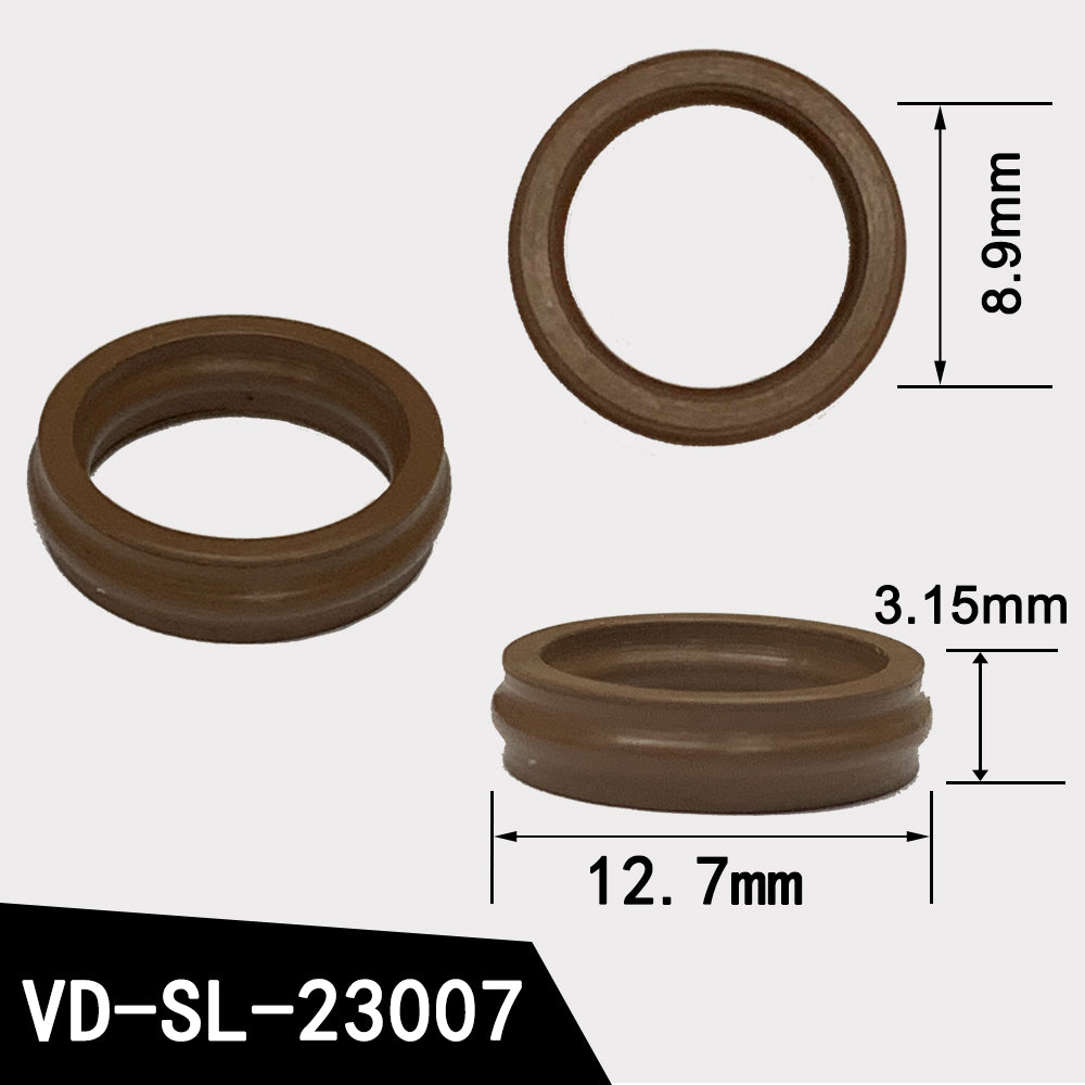 Fuel Injector Rubber Seal for Fuel Injector Repair Kit, Size: 12.7x8.9x3.15mm SL-23007