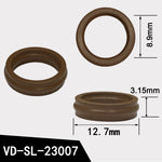 Load image into Gallery viewer, Fuel Injector Rubber Seal for Fuel Injector Repair Kit, Size: 12.7x8.9x3.15mm SL-23007
