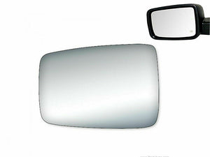 WLLW Mirror Glass Replacement for 2009-2019 Dodge Ram Pickup Full Size, Driver Left Side LH/Passenger Right Side RH/The Both Sides Flat Convex M-0023