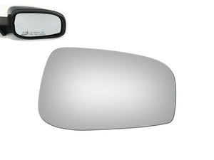 WLLW Mirror Glass Replacement for Volvo 2004-2006 S60 S80 V70, Driver Left Side LH/Passenger Right Side RH/The Both Sides Flat Convex M-0026