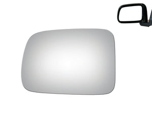 WLLW Mirror Glass Replacement for 1997-2006 Honda CR-V, Driver Left Side LH/Passenger Right Side RH/The Both Sides Flat Convex M-0029