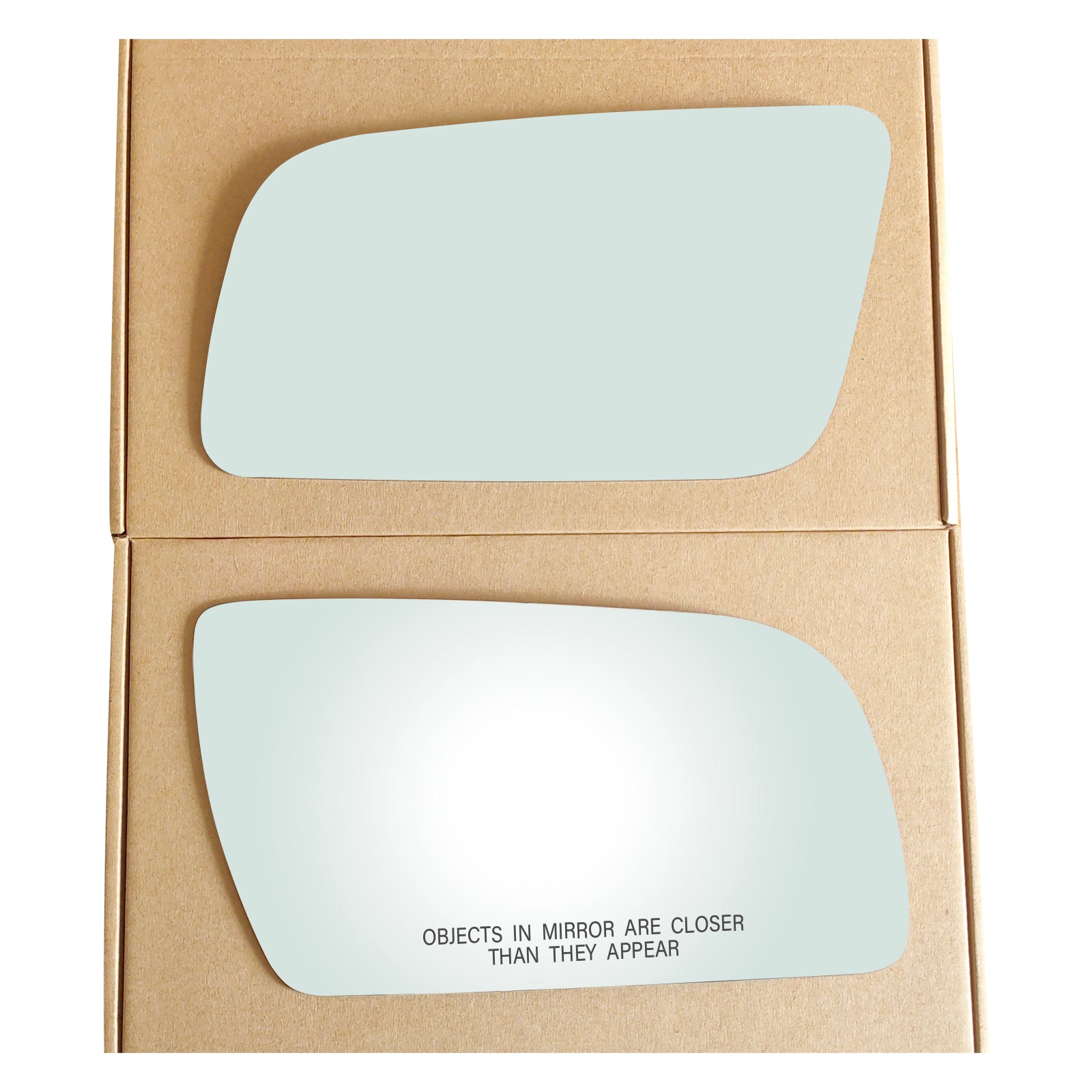 WLLW Mirror Glass Replacement for Chevy Blazer Tahoe Pickup/ Cadillac Escalade/ GMC Jimmy Yukon C1500 C2500 C3500 K1500 K2500 K3500, Driver Left LH/Passenger Right RH/The Both Sides Flat Convex M-0002