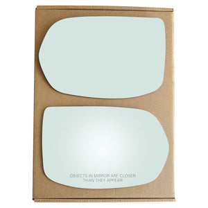 WLLW mirror Glass Replacement for 2007-2011 Honda CR-V, Driver Left Side LH/Passenger Right Side RH/The Both Sides Flat Convex M-0030