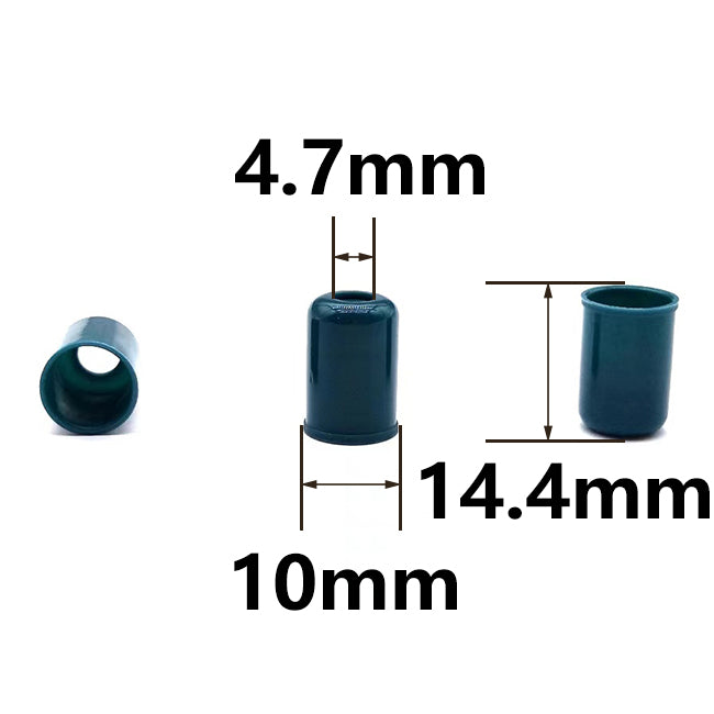 Fuel Injector Pintle Cap Plastic Part for Fuel Injector Repair Kit, Size: 10x4.7x14.4mm PS-31008