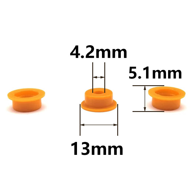 Fuel Injector Pintle Cap Plastic Part for Top Quality Fuel Injector Repair Kit, Size: 13x4.2x5.1mm PS-31011