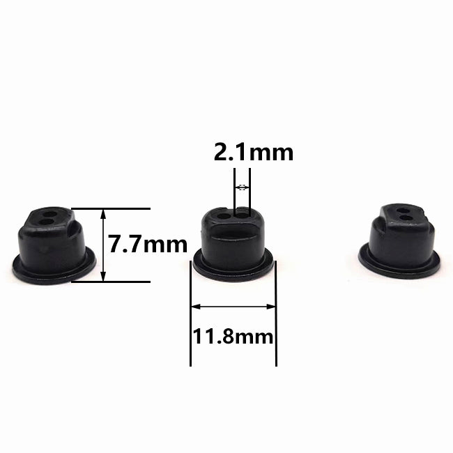 Fuel Injector Pintle Cap Plastic Part for BMW Engine System Fuel Injector Repair Kit OEM ASNU036, Size: 11.8x2.1x7.7mm PS-31013