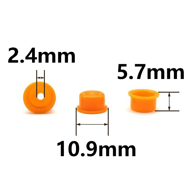 Fuel Injector Pintle Cap Plastic Part for Fuel Injector Repair Kit, Size: 10.9x2.4x5.7mm PS-31036