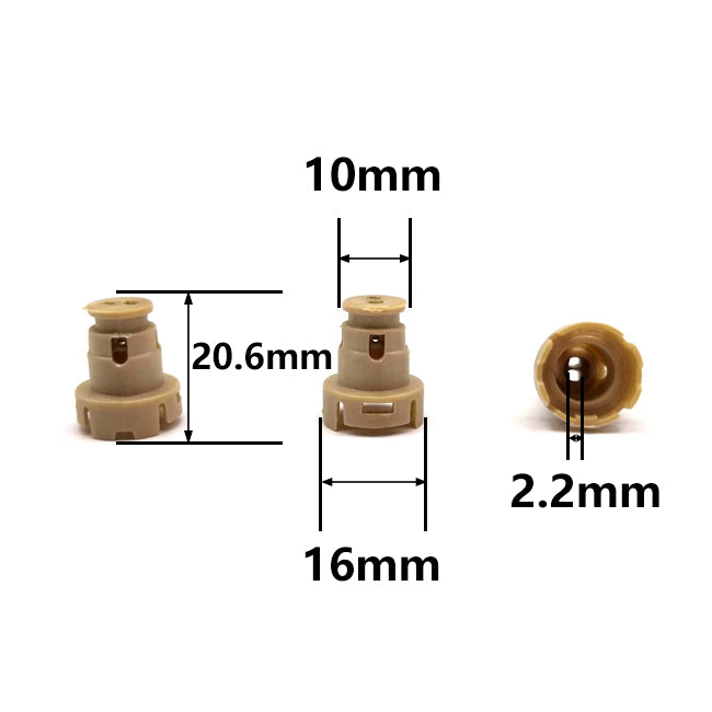 Fuel Injector Pintle Cap Plastic Part for Toyota Lexus GS400 GS430 SC430 LS430 Engine System Fuel Injector Repair Kit, Size: 16x10x20.6mm PS-31009/31037