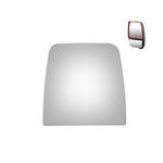 Load image into Gallery viewer, WLLW Upper Towing Mirror Glass Replacement for 03-19 Chevrolet Express 1500 2500 3500/92-02 Ford Econoline/02-07 GMC Savana, Driver Left LH/Passenger Right RH/The Both Sides Flat M-0031
