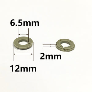 Fuel Injector Spacer Seal Plastic Part for Fuel Injector Repair Kit, Size: 12x6.5x2mm PS-32026