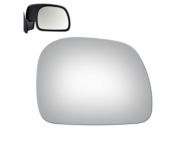 WLLW Replace Mirror Glass for 1999-2016 Ford F250 F350 F450 Super Duty, Driver Left Side LH/ Passenger Right Side RH/The Both Sides Flat M-0039
