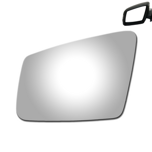 WLLW Replacement Mirror Glass for 2010-2019 Mercedes-Benz, Driver Left Side LH/Passenger Right Side RH/The Both Sides Flat Convex M-0086