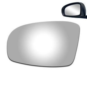 WLLW Replacement Mirror Glass for 2011-2012 Toyota Avalon, Driver Left Side LH/Passenger Right Side RH/The Both Sides Flat Convex M-0085