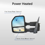Load image into Gallery viewer, Towing Mirrors for 2015-2020 Ford F150 Pickup Power Heated Turn Signal Sensor 8 Pin 01B
