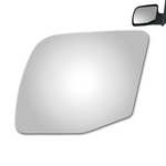 Load image into Gallery viewer, WLLW Replacement Mirror Glass for 1992-2007 Ford E Super Duty/E150/E250/E350/E450, Driver Left Side LH/Passenger Right Side RH/The Both Sides Flat Convex M-0075
