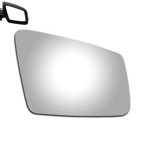 WLLW Replacement Mirror Glass for 2010-2019 Mercedes-Benz, Driver Left Side LH/Passenger Right Side RH/The Both Sides Flat Convex M-0086