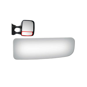 WLLW Lower Replace Towing Mirror Glass for 2004-2019 Nissan Titan/2016-2021 Nissan Titan XD, Driver Left Side LH/Passenger Right Side RH/The Both Sides Convex M-0041