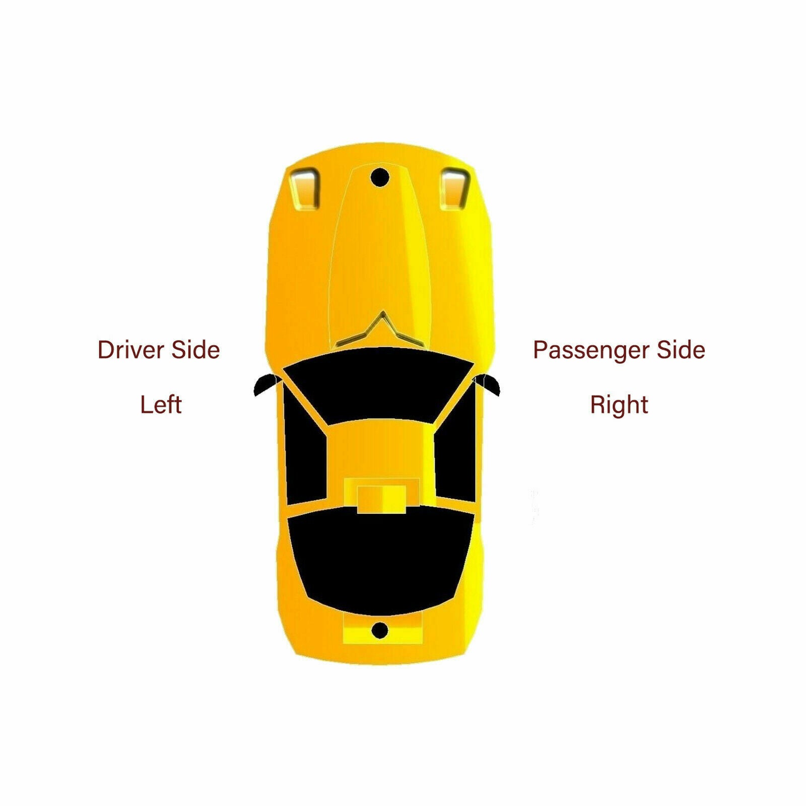 WLLW Mirror Glass Replacement for 2005-2010 Jeep Grand Cherokee, Driver Left Side LH/Passenger Right Side RH/The Both Sides Flat Convex M-0053