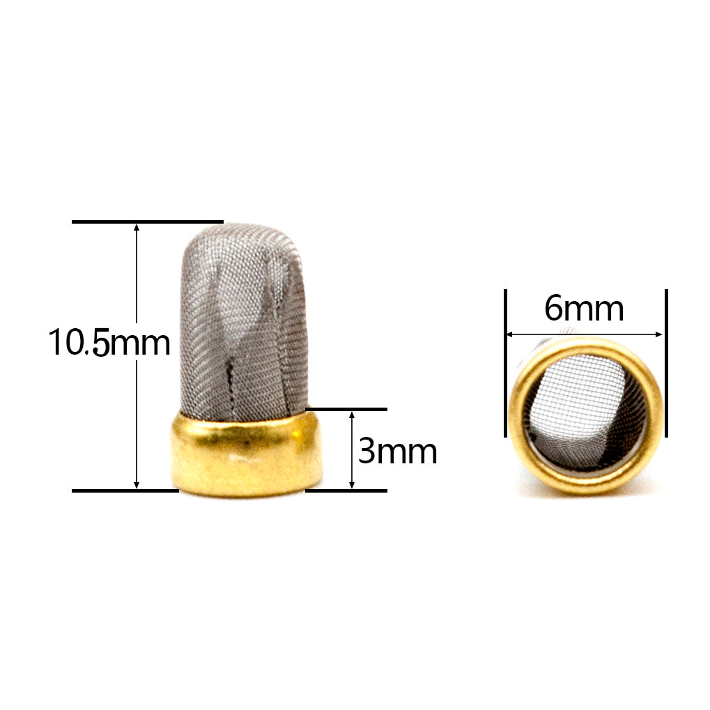 Microfilter Injector Fuel Injector Micro Filter Diesel Nozzle, Size: 6*3*10.5mm Metal Mesh ...