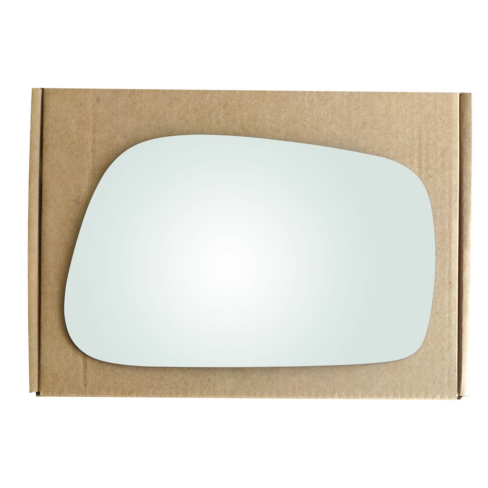 WLLW Replacement Mirror Glass for 2003-2008 Toyota Corolla/Toyota Matrix/Pontiac Vibe, Driver Left Side LH/Passenger Right Side RH/The Both Sides Flat Convex M-0052