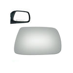 Load image into Gallery viewer, WLLW Mirror Glass Replacement for 2005-2010 Jeep Grand Cherokee, Driver Left Side LH/Passenger Right Side RH/The Both Sides Flat Convex M-0053

