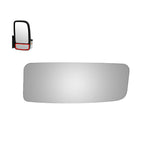 Load image into Gallery viewer, WLLW Replacement Lower Towing Mirror Glass for Dodge Sprinter / Freightliner Sprinter / Mercedes Benz Sprinter 1500 2500 3500, Driver Left LH/Passenger Right RH/The Both Sides Convex M-0055
