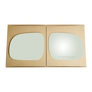 WLLW Replacement Mirror Glass for Lexus 2004-2006 RX330/2007-2009 RX350/2006-2008 Lexus RX400H, Driver Left Side LH/Passenger Right Side RH/The Both Sides Flat Convex M-0069