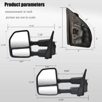 Load image into Gallery viewer, Towing Mirrors for 17-20 Ford F250 F350 F450 F550 Super Duty Power Heated Turn Signal 22 Pins 3B
