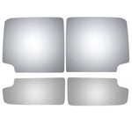 Load image into Gallery viewer, WLLW a Pair of Towing Mirror Glass for Cadillac Escalade/ Chevy Avalanche Blazer /GMC Jimmy Sierra Yukon, Driver Left/Passenger Right/The Both Sides Upper&amp;Lower Flat Convex D-0019
