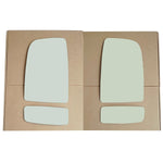 Load image into Gallery viewer, WLLW a pair of Towing Mirror Glass for Dodge Sprinter / Freightliner Sprinter / Mercedes Benz Sprinter 1500 2500 3500, Driver Left LH/Passenger Right RH/The Both Sides Upper&amp;Lower Flat Convex D-0054
