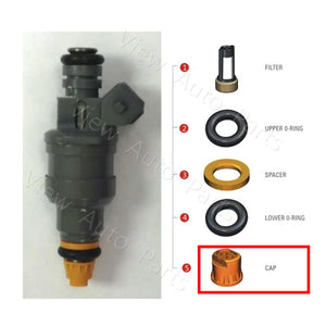 Fuel injector Pintle Cap Plastic Part for Denso Fuel Injector Repair Kit, Size: 10.8x2.2x8.5mm PS-31012