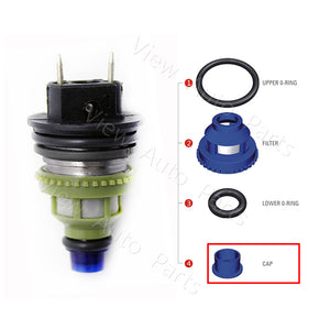 Fuel Injector Pintle Cap Plastic Part for Renaul Fuel Injector Repair Kit, Size: 11x7.4x5.7mm PS-31021